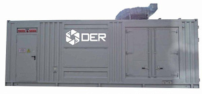 Дизельный генератор MGE P640CS (TH468E) 6300 В  в контейнере ДЭР